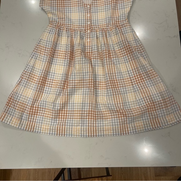 Madewell NWT Cap Sleeve Button Front Mini Dress in Plaid - Picture 5 of 10